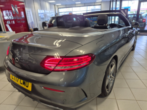 2017 Mercedes-Benz C Class 2.1 C220d Amg Line (premium Plus) Cabriolet 2dr Diesel G-Tronic+ Euro 6 (s/s) (170 Ps) in Grey — image 6