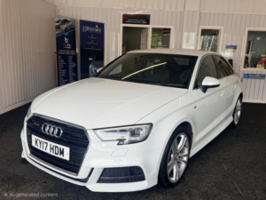2017 Audi A3 2.0 Tdi S Line in White — image 2