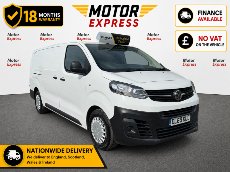 2019 Vauxhall Vivaro 2.0 Turbo D 3100 Edition in White — image 1