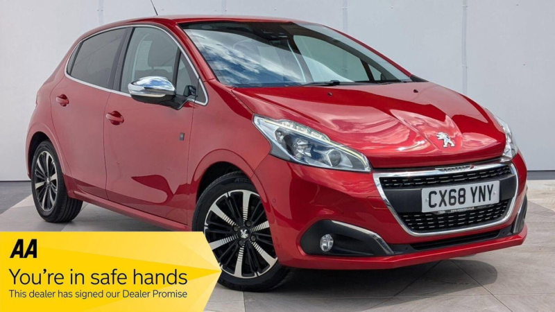 2018 Peugeot 208 1.2 Puretech Tech Edition Euro 6 (s/s) 5dr in Red — image 1