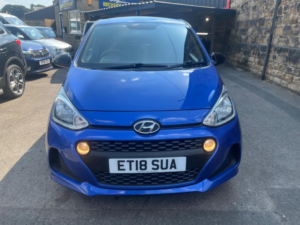 2018 Hyundai I10 1.0 Go! Se Euro 6 5dr in Blue — image 2