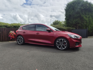 2019 Ford Focus 1.5 Ecoblue St-Line X in Red — image 3