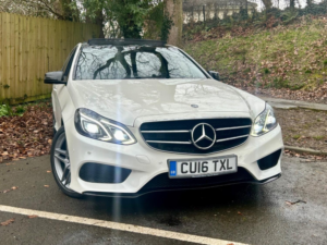 2016 Mercedes-Benz E Class E220*amg Night Edition Prem+*1owner-Only 35k-Panroof-Hk Hifi-Xenons-Cam**beautiful Machine** in White — image 2