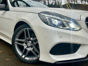 2016 Mercedes-Benz E Class E220*amg Night Edition Prem+*1owner-Only 35k-Panroof-Hk Hifi-Xenons-Cam**beautiful Machine** in White — image 3