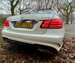 2016 Mercedes-Benz E Class E220*amg Night Edition Prem+*1owner-Only 35k-Panroof-Hk Hifi-Xenons-Cam**beautiful Machine** in White — image 5