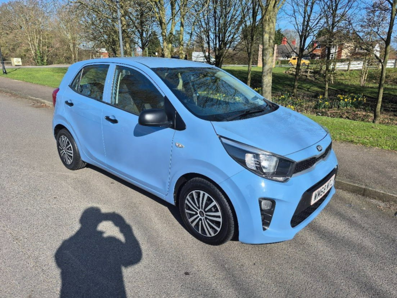 2019 Kia Picanto 1.0 1 Hatchback 5dr Petrol Manual Euro 6 (66 Bhp) in Blue — image 1