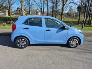 2019 Kia Picanto 1.0 1 Hatchback 5dr Petrol Manual Euro 6 (66 Bhp) in Blue — image 3