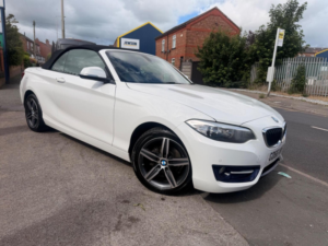 2016 BMW 2 Series 2.0 218d Sport Euro 6 (s/s) 2dr in White — image 2