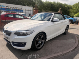2016 BMW 2 Series 2.0 218d Sport Euro 6 (s/s) 2dr in White — image 3