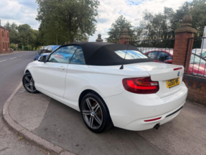 2016 BMW 2 Series 2.0 218d Sport Euro 6 (s/s) 2dr in White — image 4