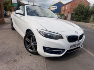 2016 BMW 2 Series 2.0 218d Sport Euro 6 (s/s) 2dr in White — image 6