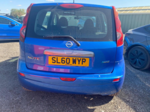 2010 Nissan Note 1.4 16v Acenta Euro 5 5dr in Blue — image 3