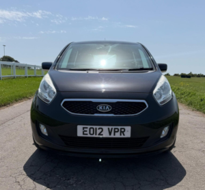 2012 Kia Venga 1.6 3 Auto Euro 5 5dr (sat Nav) in Black — image 3