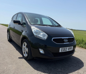 2012 Kia Venga 1.6 3 Auto Euro 5 5dr (sat Nav) in Black — image 6