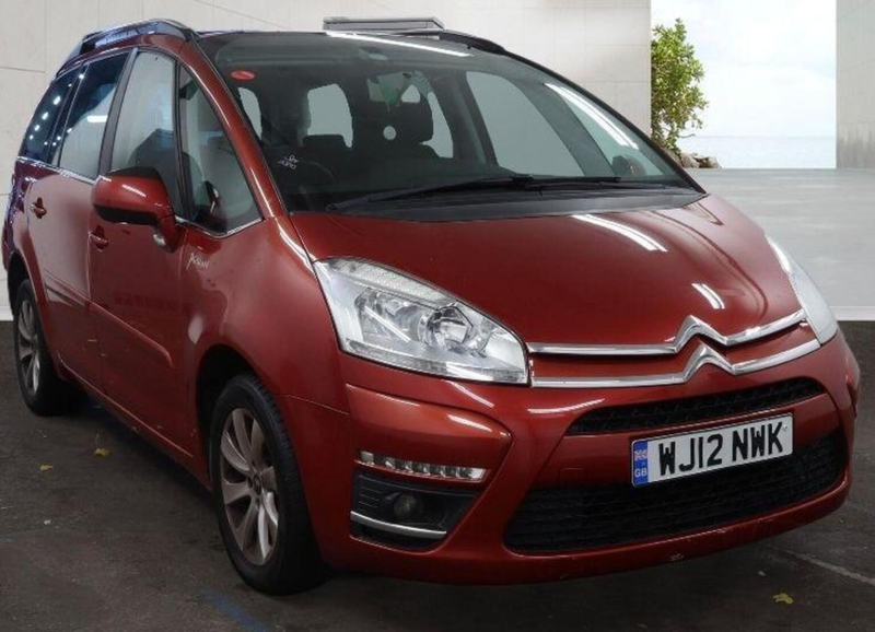2012 Citroen Grand C4 Picasso 1.6 Hdi Vtr+ Egs6 Euro 5 5dr in Red — image 1