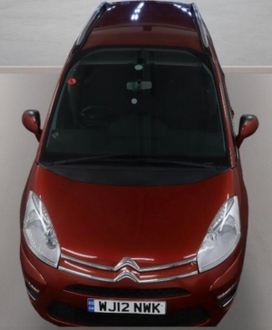 2012 Citroen Grand C4 Picasso 1.6 Hdi Vtr+ Egs6 Euro 5 5dr in Red — image 3