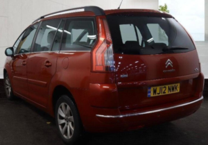 2012 Citroen Grand C4 Picasso 1.6 Hdi Vtr+ Egs6 Euro 5 5dr in Red — image 6
