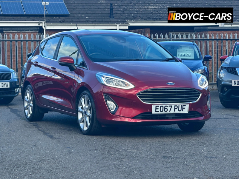 2017 Ford Fiesta 1.0t Ecoboost Titanium Hatchback 5dr Petrol Manual Euro 6 (s/s) (125 Ps) in Red — image 1