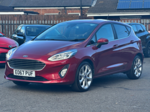 2017 Ford Fiesta 1.0t Ecoboost Titanium Hatchback 5dr Petrol Manual Euro 6 (s/s) (125 Ps) in Red — image 2