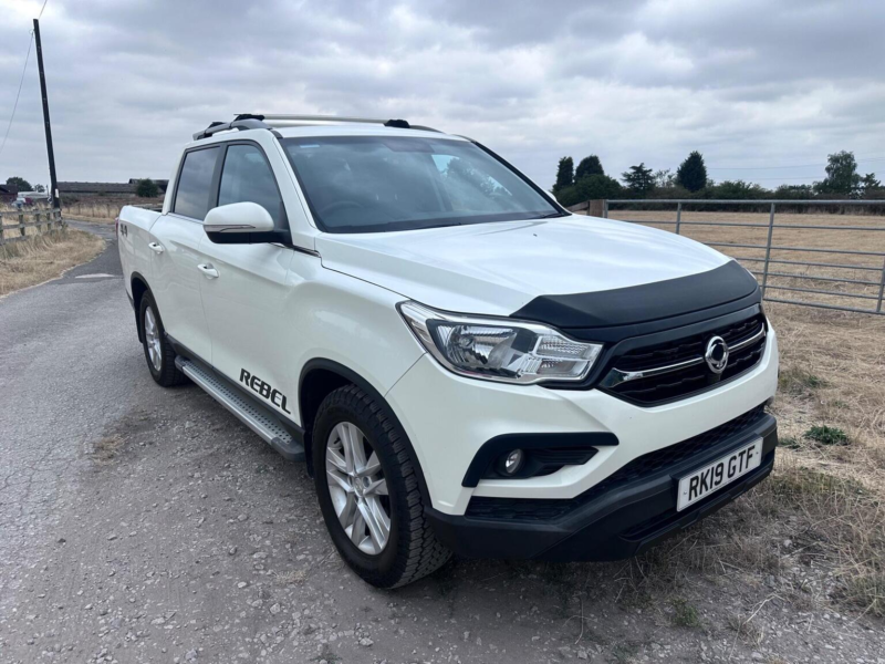 2019 Ssangyong Musso 2.2d Rebel 4WD Euro 6 4dr in White — image 1