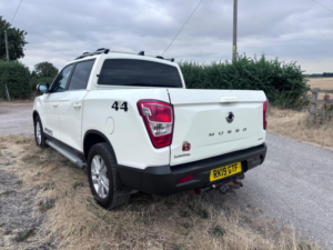 2019 Ssangyong Musso 2.2d Rebel 4WD Euro 6 4dr in White — image 4
