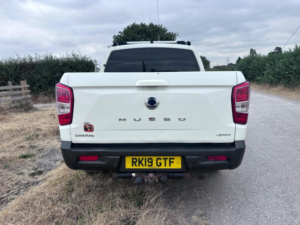 2019 Ssangyong Musso 2.2d Rebel 4WD Euro 6 4dr in White — image 5