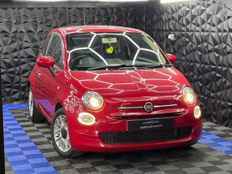 2017 Fiat 500 1.2 Eco Pop Star Euro 6 (s/s) 3dr in Red — image 1