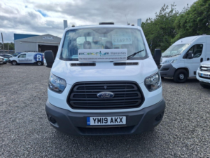 2019 Ford Transit 2.0 350 Ecoblue Dropside Flat Bed in White — image 2