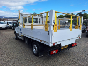 2019 Ford Transit 2.0 350 Ecoblue Dropside Flat Bed in White — image 6