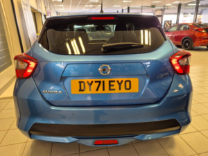 2021 Nissan Micra 1.0 Ig-T Tekna Hatchback 5dr Petrol Xtron Euro 6 (s/s) (92 Ps) in Blue — image 6