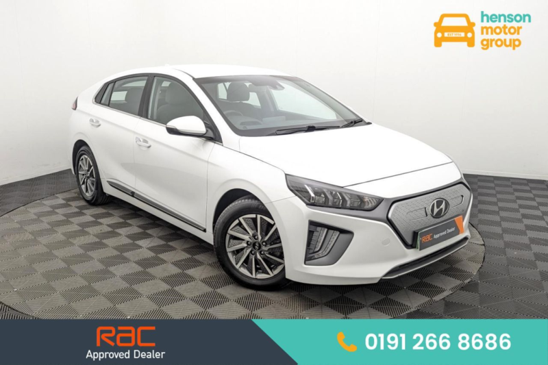 2021 Hyundai Ioniq 38.3kwh Premium Hatchback 5dr Electric Auto (136 Ps) in White — image 1