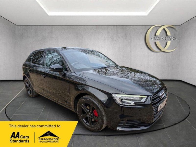 2019 Audi A3 1.0 Tfsi 30 Se Technik Sportback Euro 6 (s/s) 5dr in Black — image 1