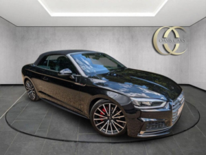 2020 Audi A5 Cabriolet 2.0 Tdi 40 S Line S Tronic Euro 6 (s/s) 2dr in Black — image 2