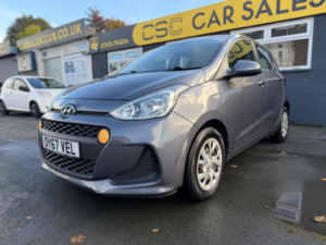 2017 Hyundai I10 1.0 Se Euro 6 5dr in Grey — image 3