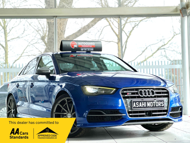 2015 Audi S3 2.0 Tfsi Saloon 4dr Petrol S Tronic Quattro Euro 6 (s/s) (300 Ps) in Blue — image 1