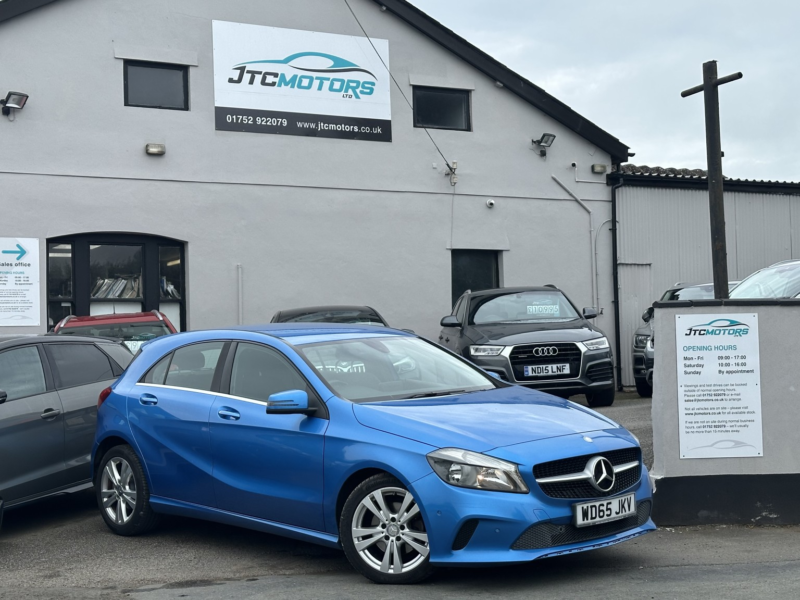 2016 Mercedes-Benz A Class A180 Sport Executive 5dr Man, Petrol, Blue + One Owner in Blue — image 1
