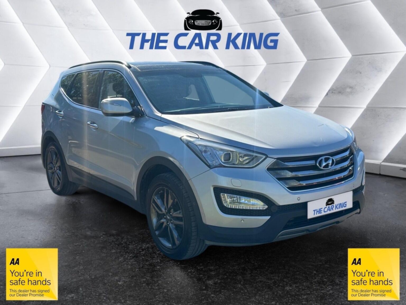 2013 Hyundai Santa Fe 2.2 Crdi Premium Se 4WD Euro 5 5dr (7 Seat) in Silver — image 1