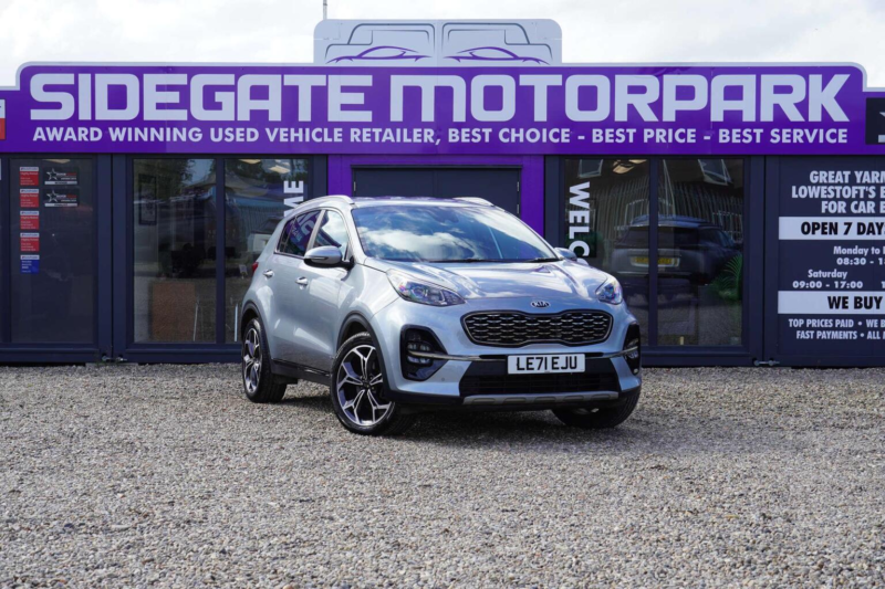 2022 Kia Sportage 1.6 Crdi Mhev Gt-Line Dct AWD Euro 6 (s/s) 5dr in Silver — image 1