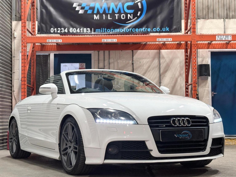 2012 Audi Tt 2.0 Tdi Black Edition Roadster S Tronic Quattro Euro 5 2dr in White — image 1