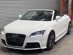 2012 Audi Tt 2.0 Tdi Black Edition Roadster S Tronic Quattro Euro 5 2dr in White — image 2