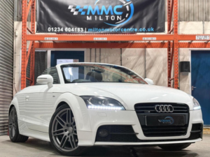 2012 Audi Tt 2.0 Tdi Black Edition Roadster S Tronic Quattro Euro 5 2dr in White — image 5