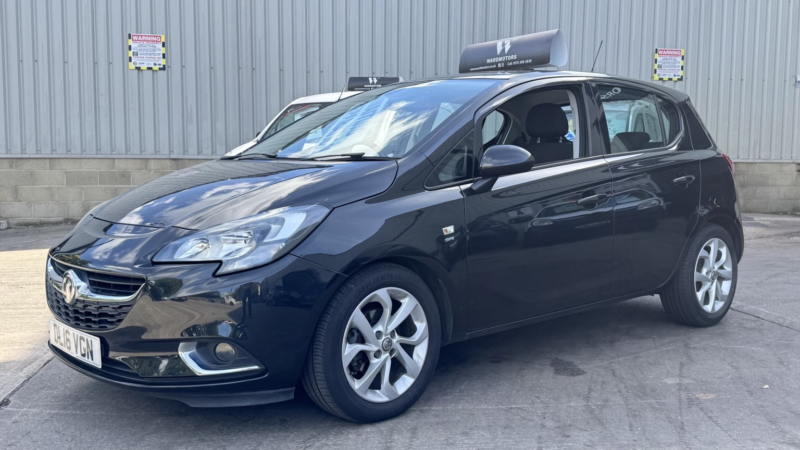 2016 Vauxhall Corsa 1.4 I Ecoflex Sri Black 5dr Low Tax+cruise+dab in Black — image 1