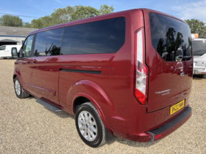 2022 Ford Tourneo Custom Auto Drive From Wheelchair Access Vehicle Automatic Wav Sirus 2.0 Tourneo Custom Titanium in Red — image 5