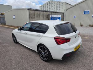 2019 BMW 1 Series 1.5 118i Gpf M Sport Shadow Edition Euro 6 (s/s) 5dr in White — image 4