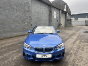 2017 BMW 2 Series 2.0 218d M Sport Convertible in Blue — image 2