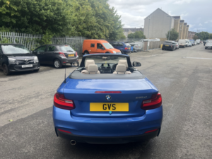 2017 BMW 2 Series 2.0 218d M Sport Convertible in Blue — image 4