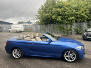 2017 BMW 2 Series 2.0 218d M Sport Convertible in Blue — image 6