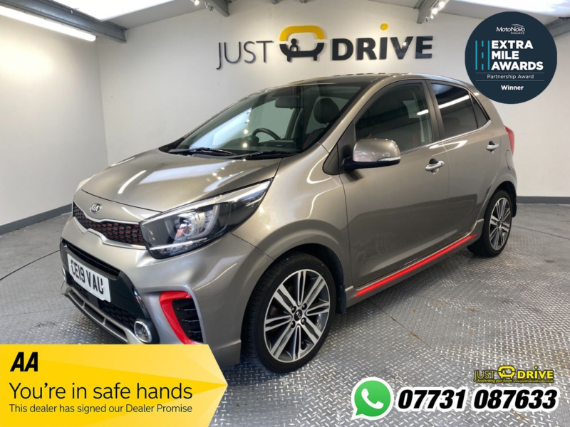 2019 Kia Picanto 1.0 T-Gdi Gt-Line S Hatchback 5dr Petrol Manual Euro 6 (99 Bhp) in Silver — image 1