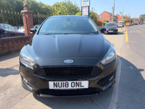 2018 Ford Focus 1.0t Ecoboost St-Line X Euro 6 (s/s) 5dr in Black — image 3