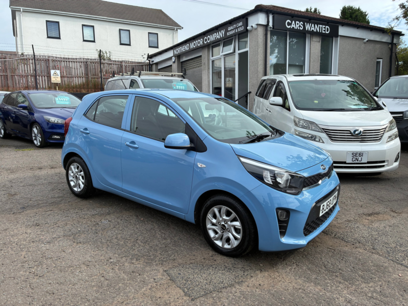 2018 Kia Picanto 1.0 2 Hatchback 5dr Petrol Manual Euro 6 (66 Bhp) in Blue — image 1